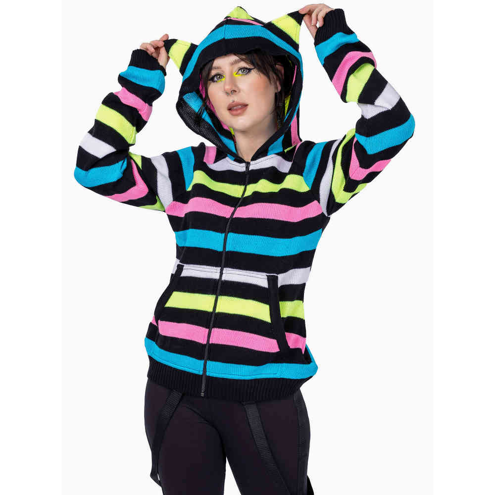 Bye Bye Kitty - BBK VANITY Zip hoodie - Multicolours